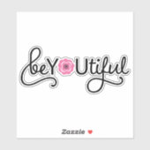 BeYOUtiful Inspirerend Sticker (Vel)