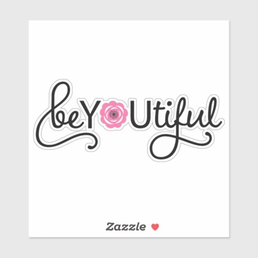 BeYOUtiful Inspirerend Sticker (Vel)