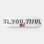 BEYOUTIFUL Skateboard (Horizontaal)