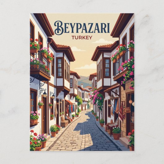 Beypazarı-steeg Turkije Briefkaart (Voorkant)