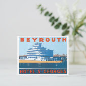 Beyrouth, Hotel St. Georges Briefkaart (Staand voorkant)