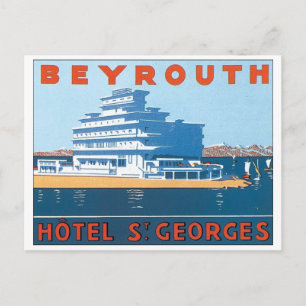 Beyrouth, Hotel St. Georges Briefkaart