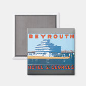 Beyrouth Hotel St. Georges, Magneet (Voorkant / Achterkant)