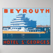 Beyrouth, Hotel St. Georges Poster (Voorkant)