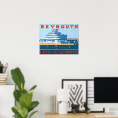 Beyrouth Hotel St. Georges,  Poster (Thuiskantoor)