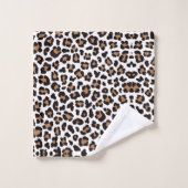 Bezaubernd Elegante Natürliche Leoparden Muster    Bad Handdoek (Wasdoekje)