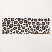 Bezaubernd Elegante Natürliche Leoparden Muster Yogamat (Achterkant (horizontaal))