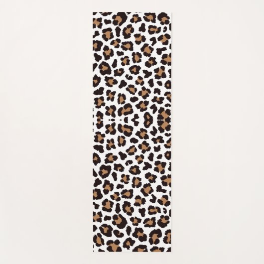 Bezaubernd Elegante Natürliche Leoparden Muster Yogamat (Voorkant)