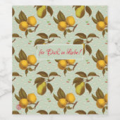 bezaubernde Gartenfrüchte Wijn Etiket (Enkel label)