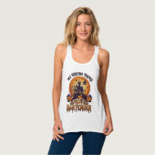 Bezem Braken Bartender Halloween Spoken Huis Heks Tanktop (Volledige Voorkant)