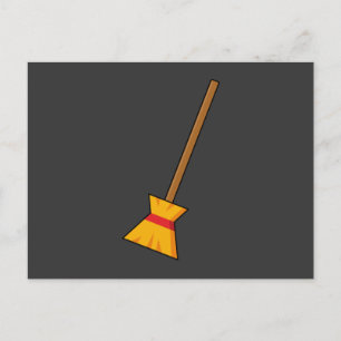 bezem feestdagenkaart