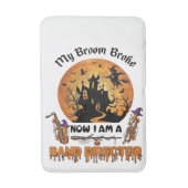 Bezem Gebroken Band Directeur Halloween Spokenhuis Badmat (Voorkant Verticaal)