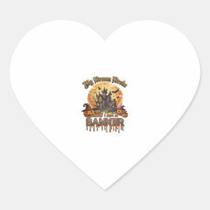 Bezem Gebroken Bankier Halloween Spokenhuis Heks P Hart Sticker