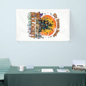 Bezem Gebroken Bioloog Halloween Geheime Kasteel P Spandoek (Beurs)