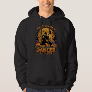 Bezem Gebroken Danser Halloween Spokenhuis Pompoen Hoodie