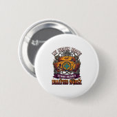 Bezem Gebroken Dialyse Verpleegster Halloween Muts Ronde Button 5,7 Cm (Voorkant /achterkant)