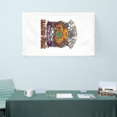 Bezem Gebroken Dialyse Verpleegster Halloween Muts Spandoek (Beurs)