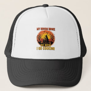 Bezem Gebroken Dus Nu Ga Koken Halloween_1 Trucker Pet