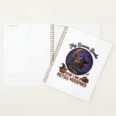 Bezem Gebroken Fiets Koerier Heks Halloween Maan Planner (Display)