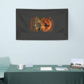 Bezem Gebroken Halloween Heks Kampeer Tent Kampvuu Spandoek (Beurs)