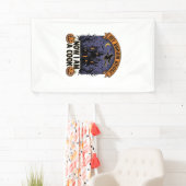 Bezem Gebroken Heks Halloween Kook Puns_1 Spandoek (Insitu)