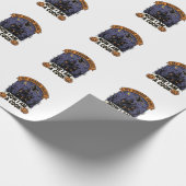 Bezem Gebroken Heks Halloween Kook Straf_1 Cadeaupapier (Hoek)