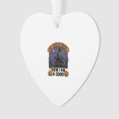 Bezem Gebroken Heks Halloween Kook Straf_1 Ornament (voorkant)
