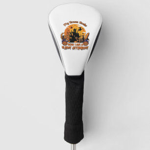 Bezem Gebroken Nu Am Stewardess Halloween_1 Golfheadcover