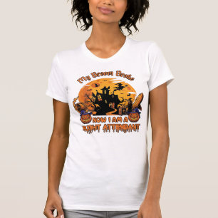 Bezem Gebroken Nu Am Stewardess Halloween_1 T-shirt