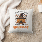 Bezem Gebroken Nu Ben Ik Opzichter Halloween Pompo Kussen (Deken)