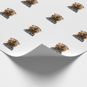 Bezem Gebroken Opzichter Heks Bemanning Halloween Cadeaupapier (Hoek)