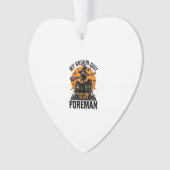 Bezem Gebroken Opzichter Heks Bemanning Halloween Ornament (voorkant)