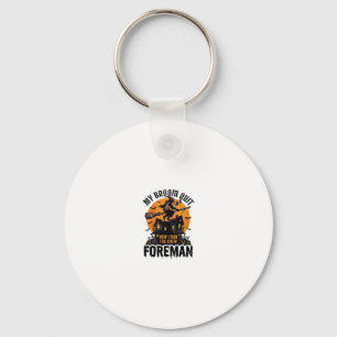 Bezem Gebroken Opzichter Heks Bemanning Halloween Sleutelhanger