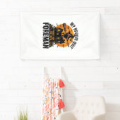 Bezem Gebroken Opzichter Heks Bemanning Halloween Spandoek (Insitu)