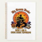 Bezem Gebroken Plaats Delict Technicus Halloween H Planner (Voorkant)