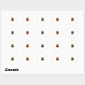 Bezem Gebroken Plaats Delict Technicus Halloween H Ronde Sticker (Vel)