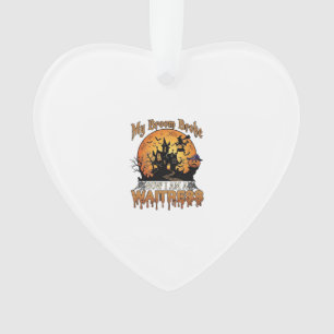 Bezem Gebroken Serveerster Halloween Heks Spookhui Ornament