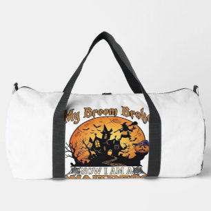 Bezem Gebroken Serveerster Halloween Heks Spookhui Plunjezak