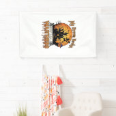 Bezem Gebroken Serveerster Halloween Heks Spookhui Spandoek (Insitu)