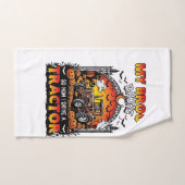 Bezem Gebroken Tractor Halloween Heks Geesten_1 Handdoek (Handdoek)