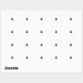 Bezem Gebroken Tractor Halloween Heks Geesten_1 Hart Sticker (Vel)