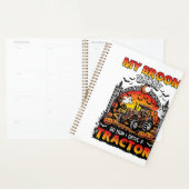 Bezem Gebroken Tractor Halloween Heks Geesten_1 Planner (Display)