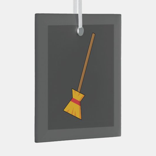 bezem glas ornament (Voorkant Rechts)