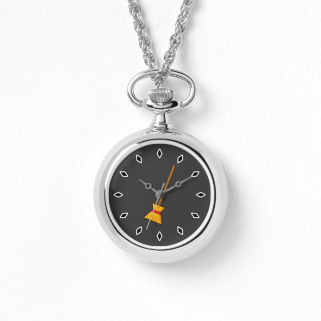 bezem horloge (Voorkant)