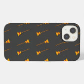 bezem iPhone hoesje (Achterkant horizontaal)