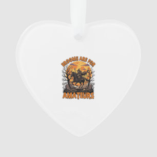 Bezem Is Amateurs Halloween Heksen Paard Maan Gra Ornament