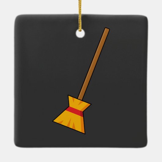 bezem keramisch ornament (Achterkant)