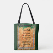 Bezem Salie Abstract Filippenzen 4vs19 Tote Bag (Achterkant)