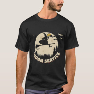 Bezem Service Grappige Heks Halloween Grappenmaker T-shirt