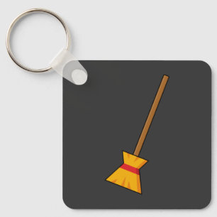 bezem sleutelhanger